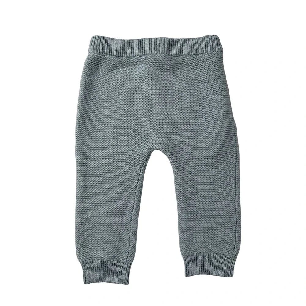 Carters Just One You Baby Blue Knit Sweater Pants Leggings 18M